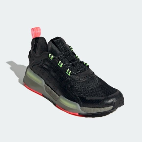NIB ADIDAS NMD_V3 SHOE Sneaker GW3064 NMD V3 Black Green M 11 MP: $160 main image 7